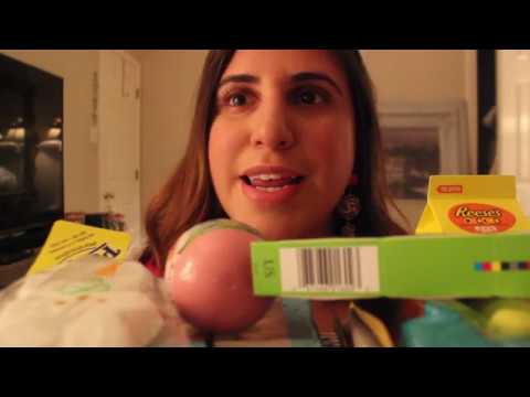 ASMR Easter Candy Mukbang & Get To Know Me *Whispers, Wrappers, Eating, Marshmallows*