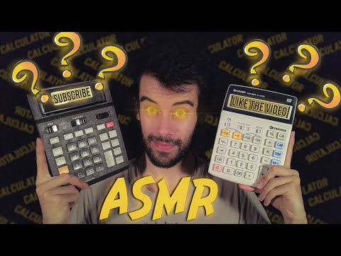 ASMR CAN I RELAX YOU WITH A... CALCULATOR? (ENG/ESP)