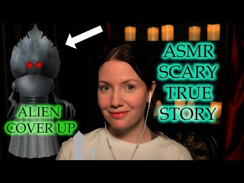 [ASMR] Scary True Story | UFO | The Flatwoods Monster | Frightening Friday | Cover Up of Alien?