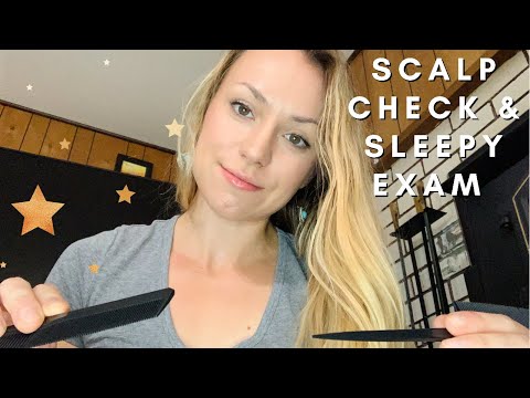 SCALP CHECK AND SLEEPY EXAM ASMR | Checking Your Scalp And Physical Exam | Relaxing & Sleep Inducing