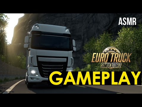 ASMR Eurotruck Simulator na Suíça gameplay