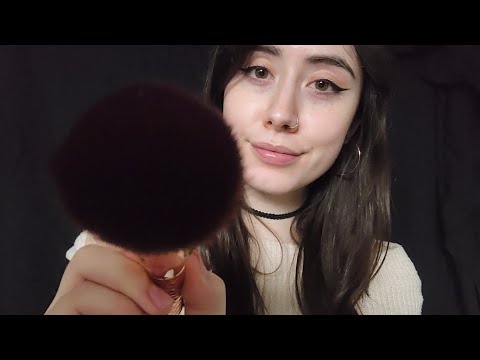 ASMR | Gently Brushing Your Face and Giving You a Pep Talk (Soft-Spoken)