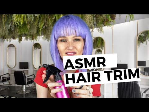 ASMR - hair trim roleplay 💇🏼‍♀️💕 (whispered)