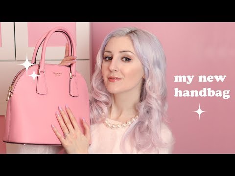 My Rococo Pink Kate Spade Handbag ♡ (ASMR whispering)