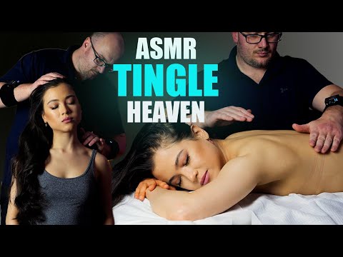 [ASMR] Light Touch Tracing With Hair Play To send her to Tingle Heaven [No Talking]