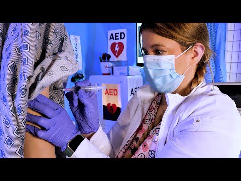 ASMR Hospital Giving You Your COVID Vaccine | Medical Role Play