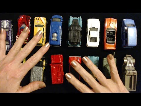 ASMR ~ Toy Car Show & Tell / Tapping & Metal Sounds & Whisper