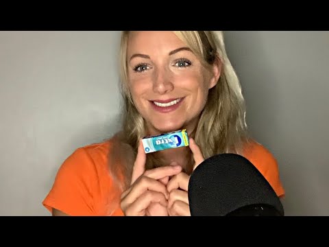ASMR GUM CHEWING FUN FACTS | FUN FACTS about GUM | ASMR WHISPERING