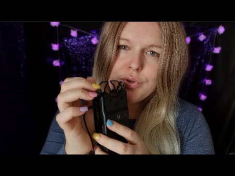 ASMR Tascam Mic Digging, Mouth Sounds, Brushing, Tingly Deep Ear Sounds.
