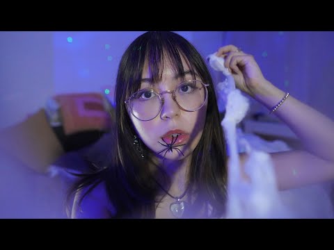 ASMR Cleaning Spiderwebs Off Your Face (Upclose Personal Attention)