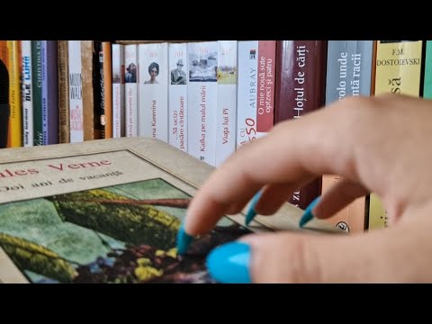 ASMR:Book sounds Scratching,Tapping,Page Flipping *No talking*