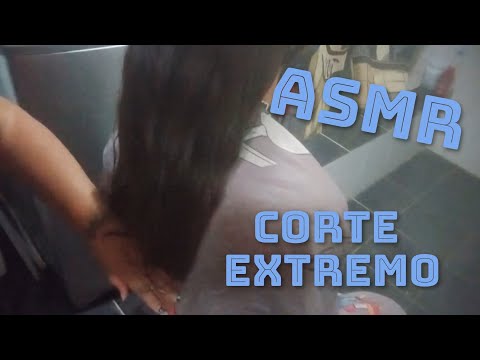 ASMR-Corte de pelo extremo/sonidos Reales de Herramientas de peluquería💈🪒🚿✂️