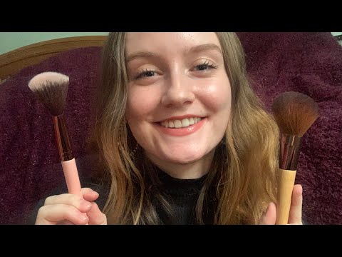 ASMR | Personal Attention, Face Brushing on You and Me, Repeating “Relax” “It’s Okay”