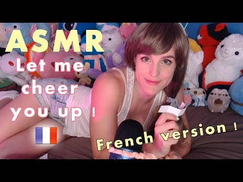 ASMR - Let me cheer you up (FRENCH version ) 50+ whispered and soft spoken motivationnal quotes