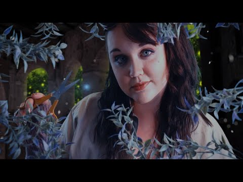 ASMR | Botanist Takes Care of You (You're Her Favorite Plant!!) Scissors, Counting, Affirmations