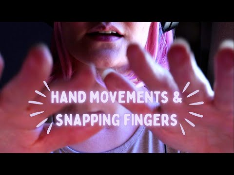 ASMR Slow and Fast Triggers (Hand Movements, Face Touching & Finger Snaps)