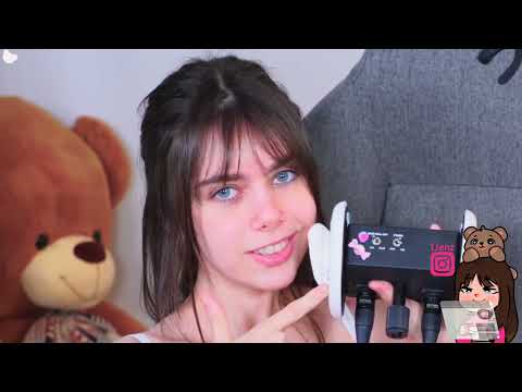 ASMR EAR LICKING, KISSING, MOUTH SOUNDS, TAPPING, BESITOS Y MIMITOS