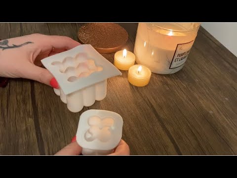 ASMR~ making cloud candles ☁️