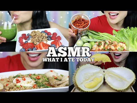 ASMR WHAT I ATE TODAY (EATING SOUNDS) NO TALKING | SAS-ASMR