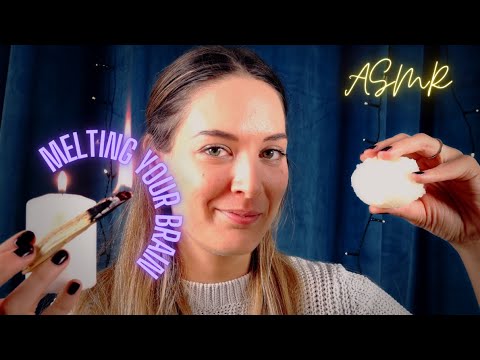 ASMR TRIGGERS | Melting your brain (matches, fire and gluey stuff)