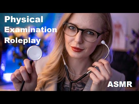 ASMR Physical Examination Role Play for Relaxation/Soft spoken, Accent/ Gloves