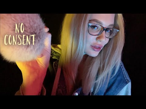 ASMR BARELY Touching You.. No Need For Consent!