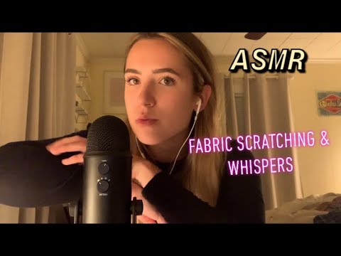 ASMR | Aggressive Fabric Scratching, Close Up Whispers, Tapping, Hand Sounds