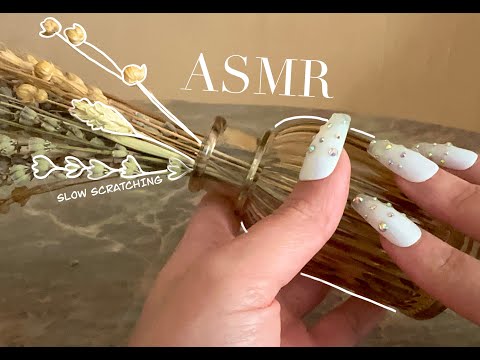 ASMR Slow Scratching / Glass, Cardboard, Super Tingly Textures (no talking)