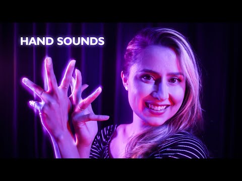 ASMR FINGER FLUTTERING, HAND SOUNDS, MOUTH SOUNDS, HAND MOVEMENTS AND PLUCKING TO RELAX AND SLEEP