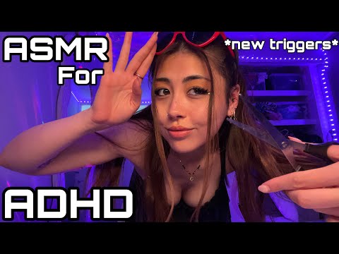 ASMR for ADHD | fast and aggressive (NEW TRIGGERS!) very chaotic 😴😴