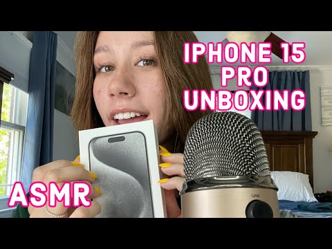 ASMR | unboxing the iPhone 15 Pro❗️