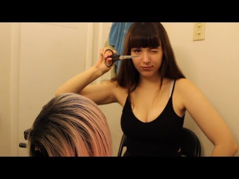 Wig trimming and soft spoken ranting [ASMR] Unfiltered