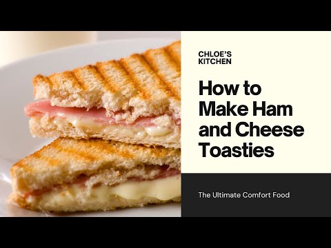 How to Cook: Ham & Cheese Toasties ASMR