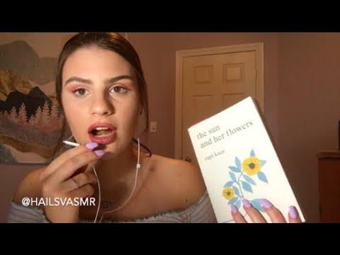 Whispered Poetry Reading and Light Gum Chewing ASMR