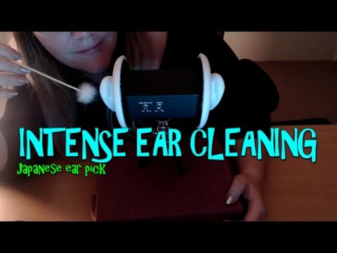 ASMR | Intense Ear Cleaning w/ Japanese Ear pick! - PART ONE {{1}} ((NoTalking))