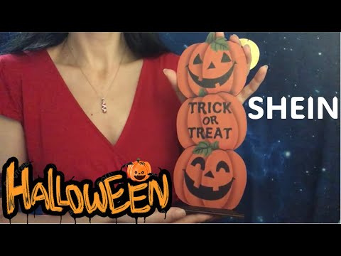 [ ASMR ] Unboxing SHEIN spécial halloween décorations et tenues