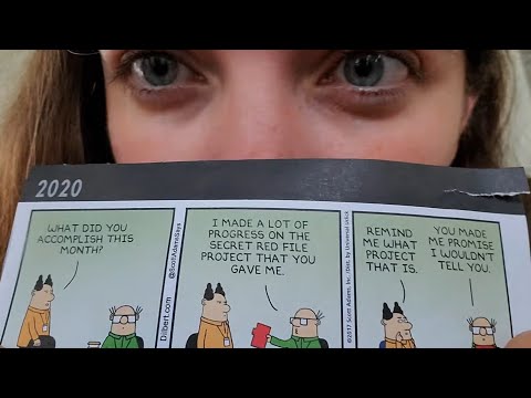 ASMR Animated Comic Strip Reading of Dilbert