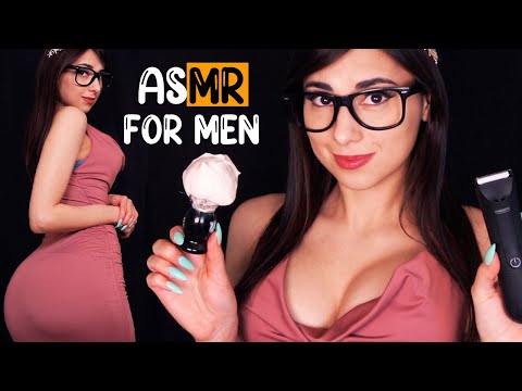 ASMR MEN ONLY 😉🏀 Shave, Haircut, and Massage before your Date 🧔 💈Barbershop RP