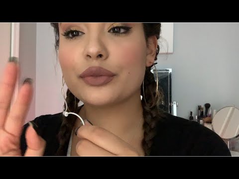ASMR| Face Touching, Hand Movements & Soft Whispers 💤