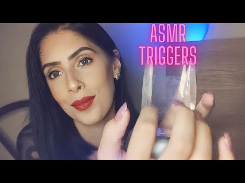ASMR - Vários Triggers fast 🧠 #asmr #triggers #tapping