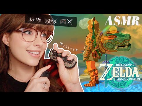 ASMR 🏹🛡 Let's Play Zelda Tears of the Kingdom ▴ Whispered Gaming Session! 🎮 (( Part 2 ))