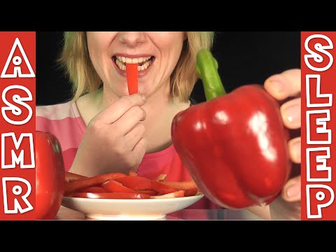 ASMR eating paprika | mega crispy & crunchy eating sounds
