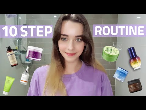 MY 10 STEP KOREAN SKINCARE ROUTINE! How I Cleared My Skin Of Acne & Hyperpigmentation