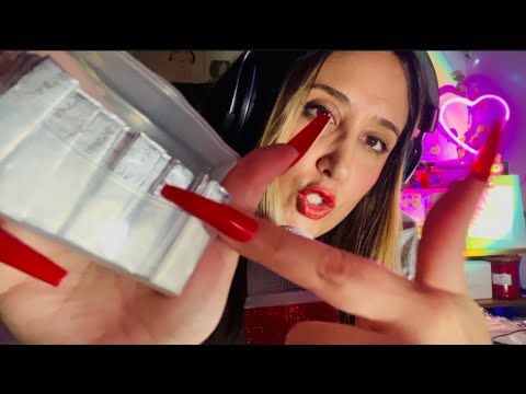 ASMR Gum Chewing Textured Triggers with XL Nails