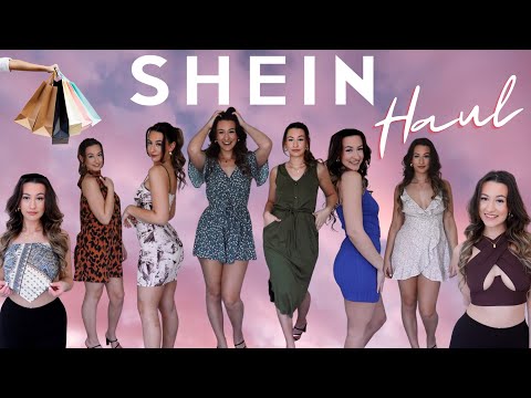ASMR Summer Clothing Try-On Haul || SHEIN 2021 Haul 😍