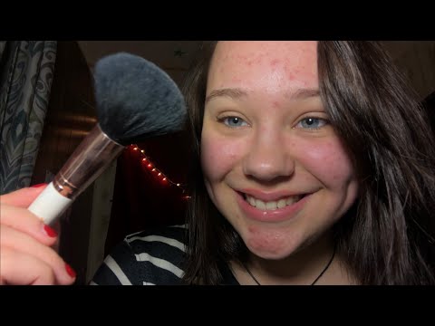 ASMR - Doing Your Christmas Makeup (Personal Attention)
