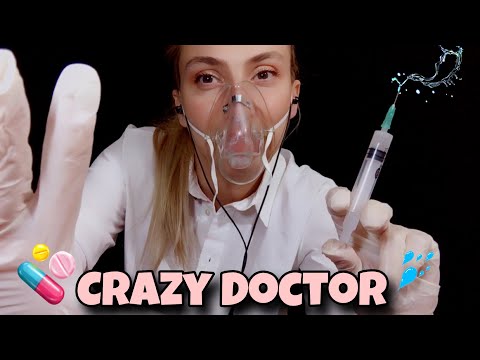 Asmr Türkçe / Corona virüsü 🦠  Çılgın Doktor 👩‍⚕️ Roleplay  ( Fazla organlarını çıkardım)