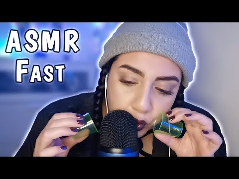 ASMR Fast and Aggressive Mouth Sounds and Tapping | Tingles Guarrantied | New Triggers🤗
