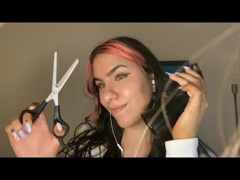 ASMR Haircut and Style Roleplay ✂️