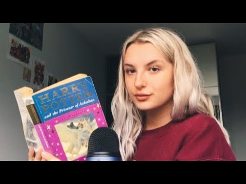 ASMR: Harry Potter and the prisoner of Azkaban review, book tapping, inaudible whispering